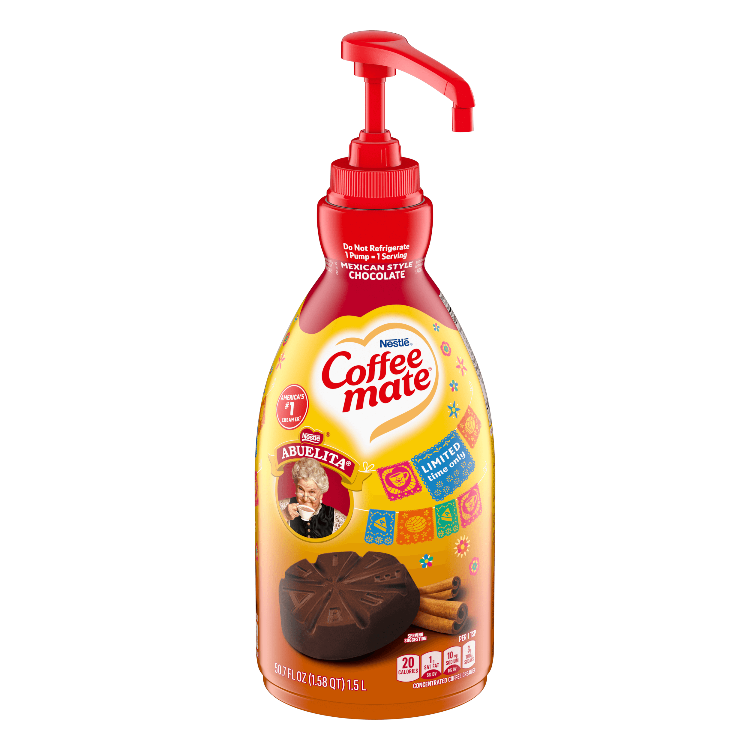 COFFEE MATE PUMP ABUELITA 2/1.5LTR
