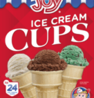ICE CREAM CAKE CUPS/CONES JOY  24CT