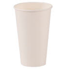 CUP PA 16OZ HOT WHITE 20/50