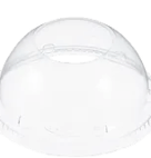 LID PL CLR DOME W/WIDE HOLE  10/100