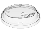 LID PL CLEAR PP STRAWLESS    10/100