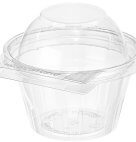 CONTAINER PL 8OZ W/DOME LID 272CT