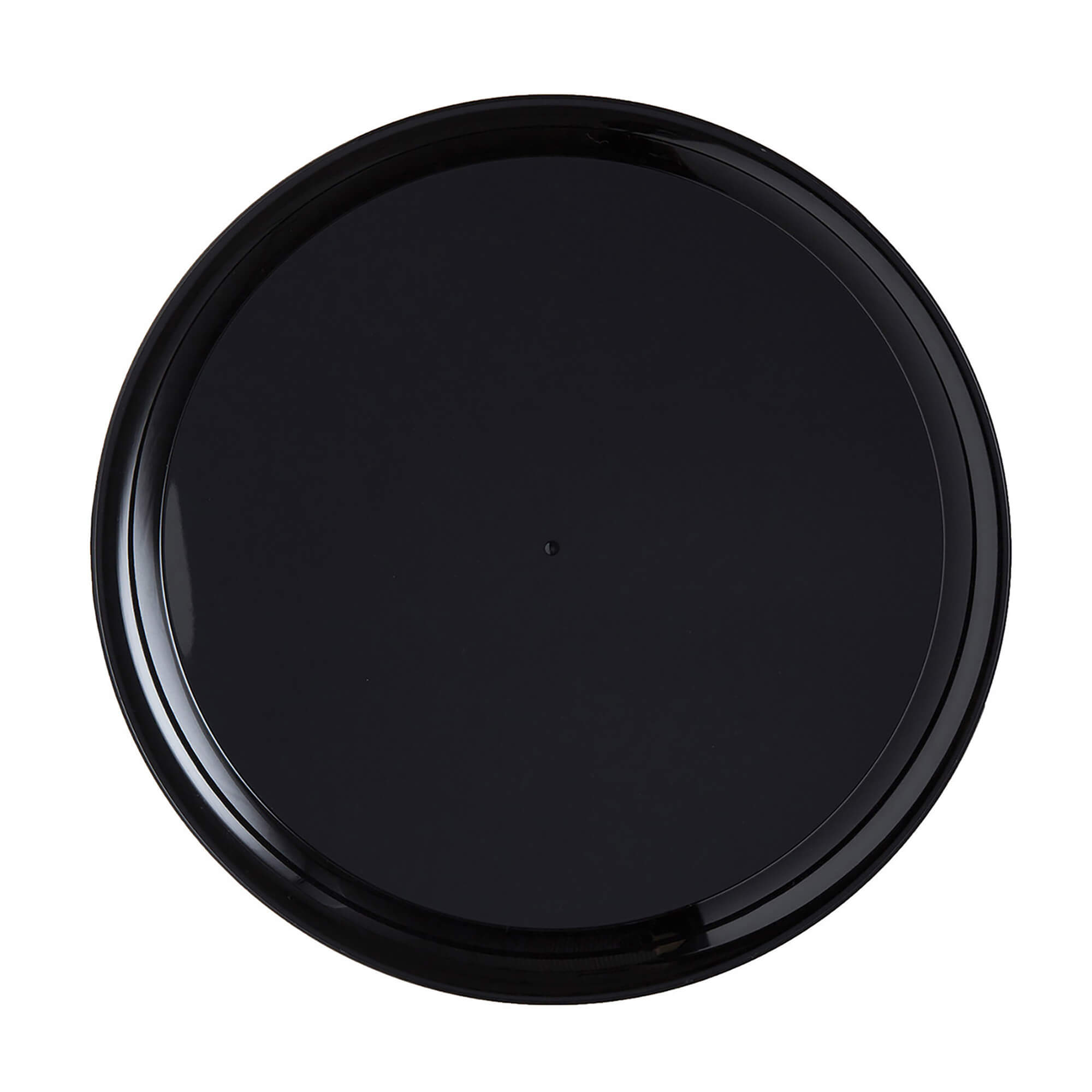 TRAY 16″ ROUND BLACK           25CT