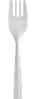 FORK BULK MED WT PP WHITE        1M