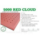 MAT 3X5 RED CLOUD GREASE RESISTANT