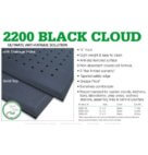 MAT 3X5 BLACK CLOUD (SOLID)