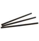 STRAW 6″ BLACK FAT          6/500CT