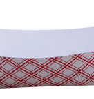 FOOD TRAY #300 RED PLAID      2/250