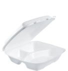 CARRYOUT FM TRAY W/PERF HINGE 200CT
