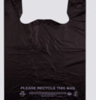 BAG T SACK BLACK 12X7X22      500CT