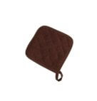 POT HOLDER 8X8″ BROWN TERRYCLOTH