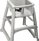 HIGH CHAIR PLATINUM UNASSEMBLED  EA