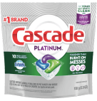 CASCADE DISHWASH POUCH          9CT