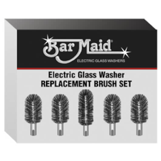 GLASS WASHER BRUSH SET ELECTRIC 5CT