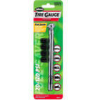 TIRE GAUGE W/VALVE CAPS 20-120