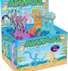 TOY ANIMAL BEND/LITEUP/SUCTION12CT
