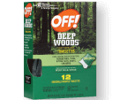 DEEP WOODS OFF TOWELETTES      12CT