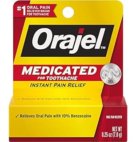 Orajel 2x Medicated Gel       .25oz