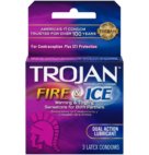 TROJAN FIRE ICE CONDOM        6/3PK