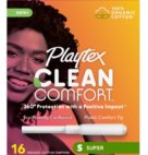 PLAYTEX CLN CMFRT SUPR TAMPON  16CT