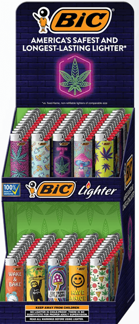 SI LIGHTER BIC 2-TIER SPRING 100CT
