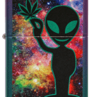 LIGHTER ZIPPO IRIDESCNT ALIEN W/POT