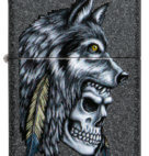 LIGHTER ZIPPO WOLF SKULL         EA