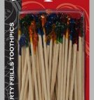 SALUTE TOOTHPICKS FRILLED     80 CT