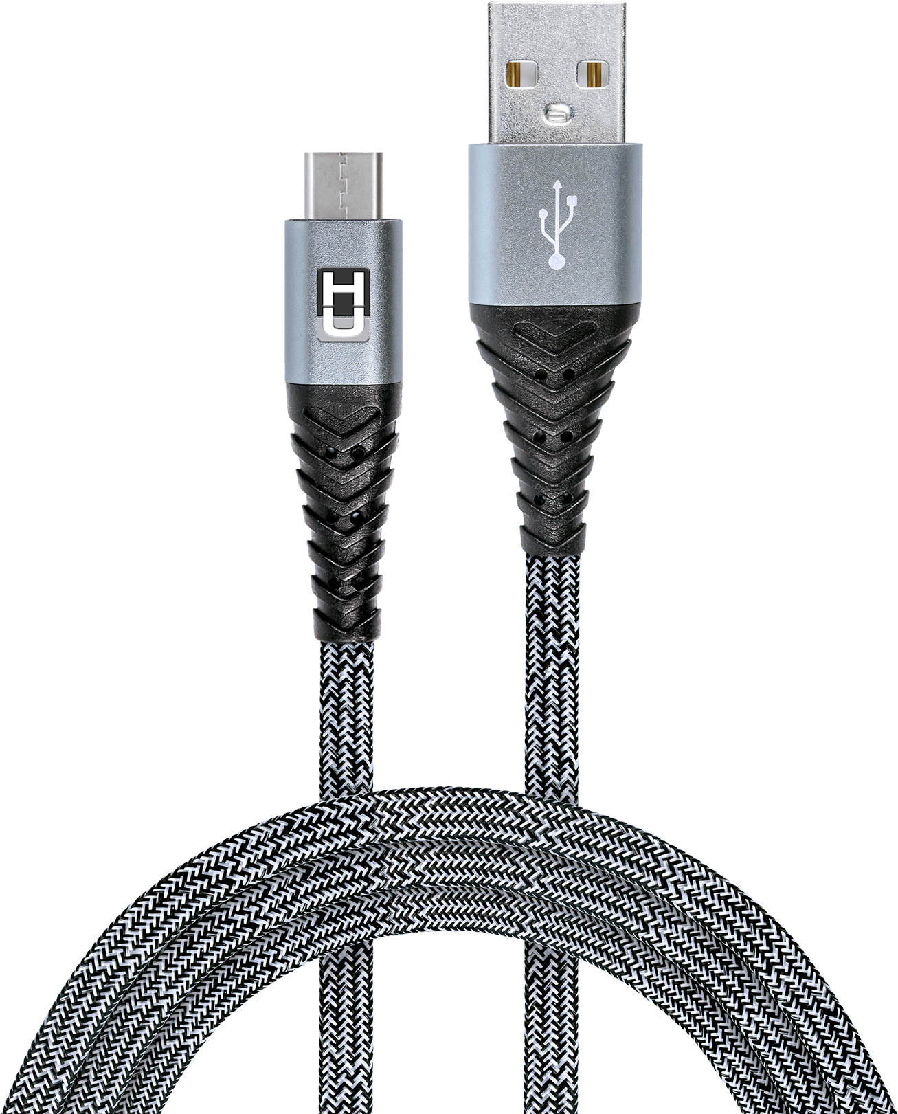 CABLE NYLON MICRO USB 10′ 12CT