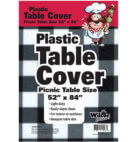 TABLECOVER PLASTIC 52X84 LIGHT