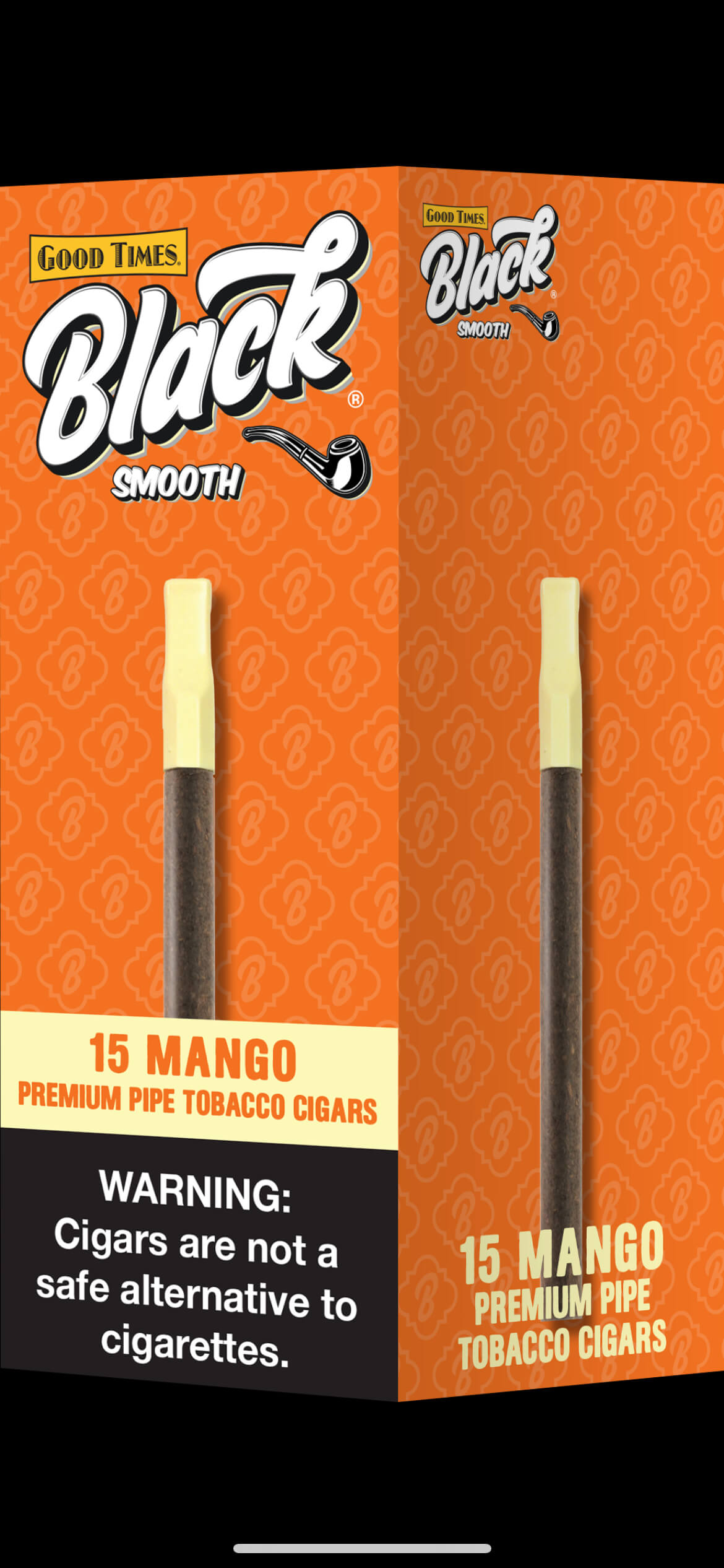 GOOD TIMES BLK TIP MANGO PCH 15/1CT