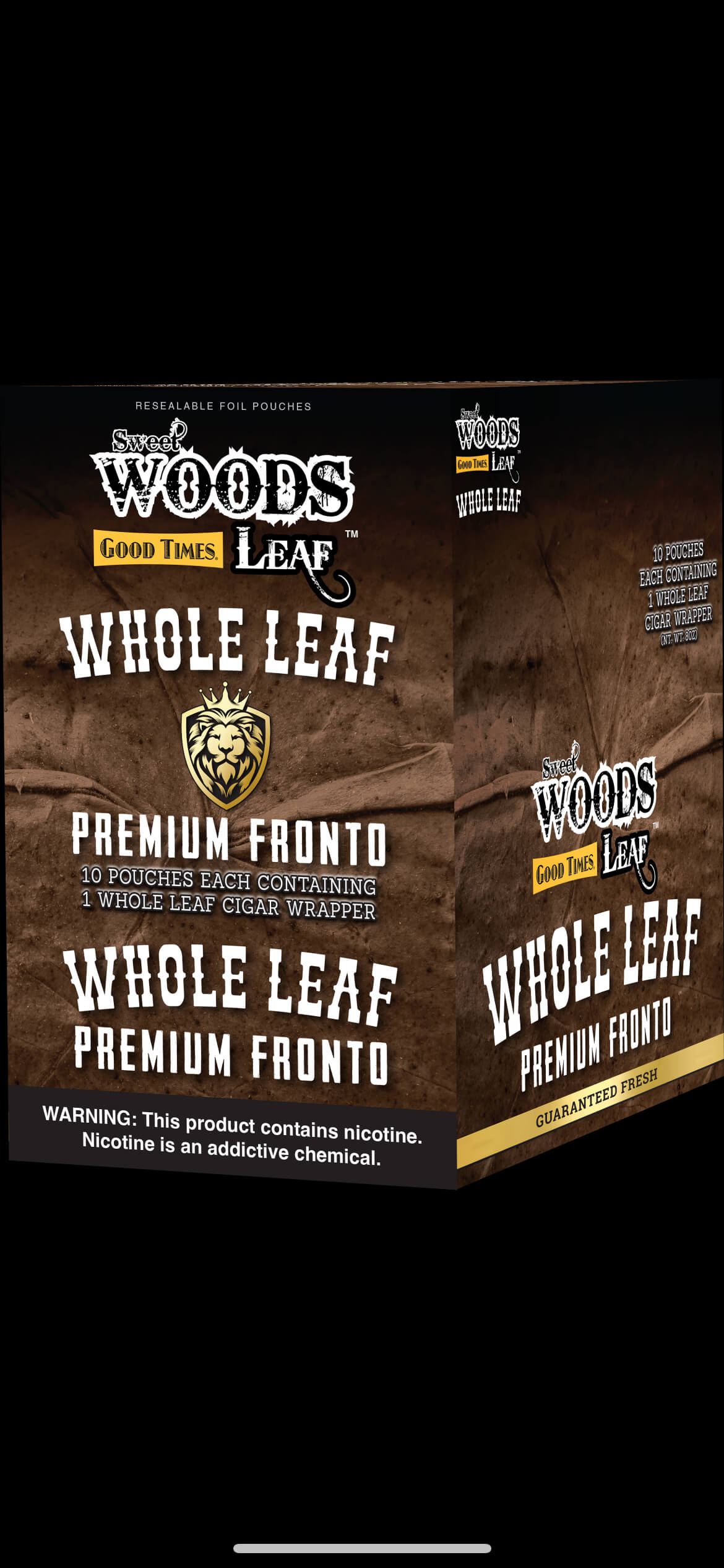 SWEET WOOD LEAF WHOLE FRONTO 10/1CT