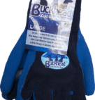 GLOVE BUCKHEAD BLUE RUBBER LRG