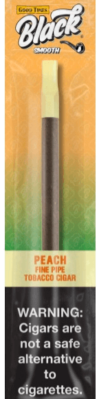 GOOD TIMES BLK TIP PEACH       15CT