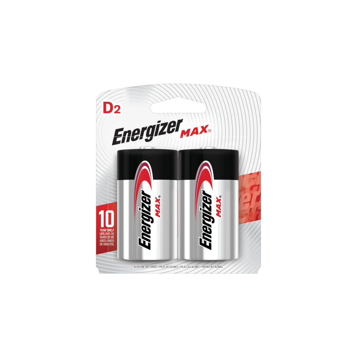 BATTERY ENERGIZER D             2PK
