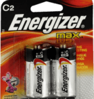 BATTERY ENERGIZER C             2PK