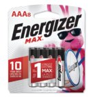 BATTERY ENERGIZER AAA           8PK