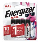 BATTERY ENERGIZER AA            8PK