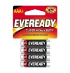 BATTERY EVEREADY SHD AAA        4PK