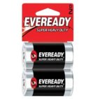 BATTERY EVEREADY SHD D          2PK