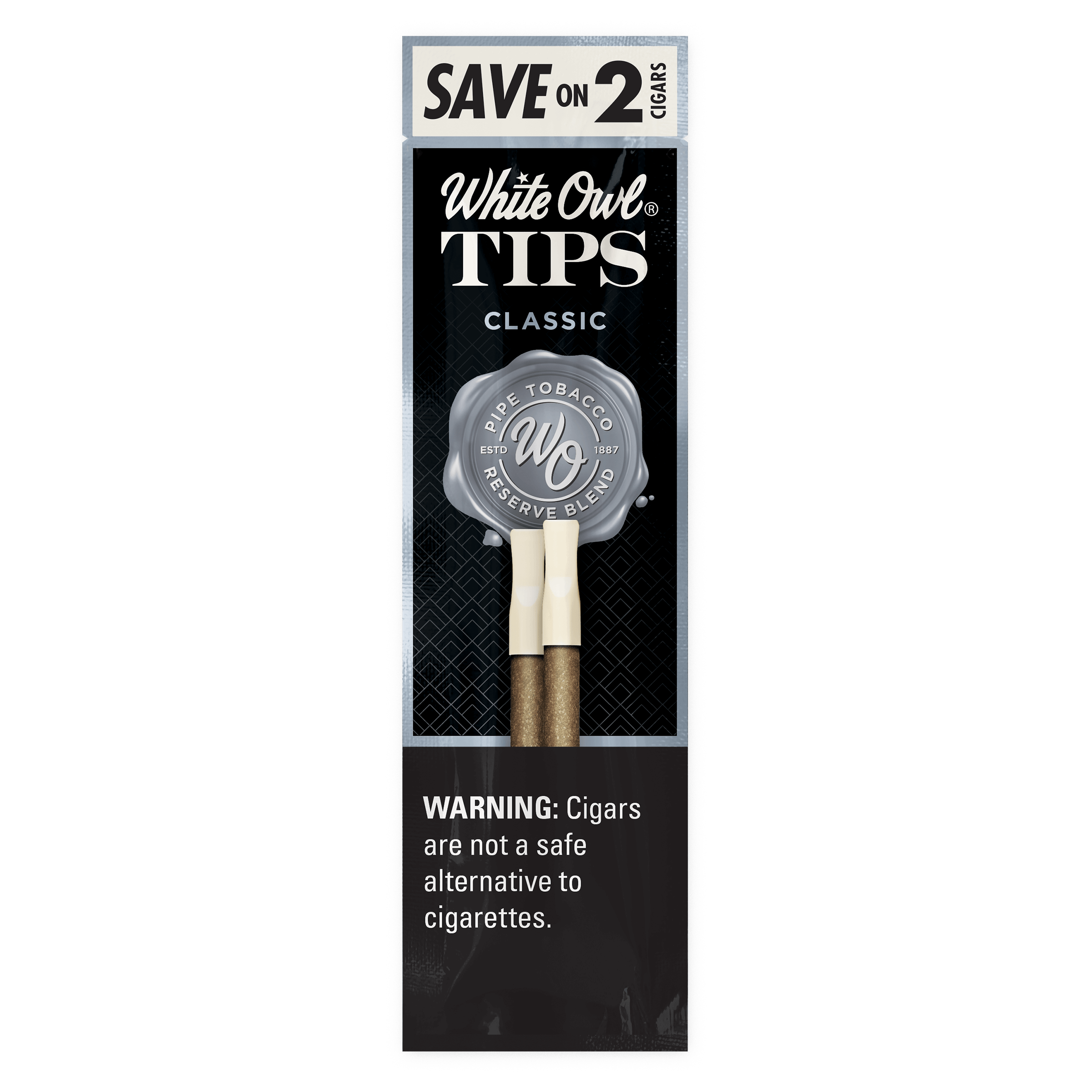 WHITE OWL CIG PLTIP CLASC SO2 15CT