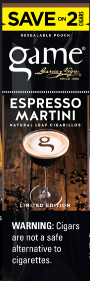 GAME CIG ESPRESSO MARTINI SO2  30CT