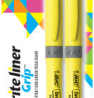 BIC HIGHLIGHTER YELLOW 2 PACK