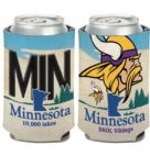 VIKINGS STATE PLATE CAN COOLER